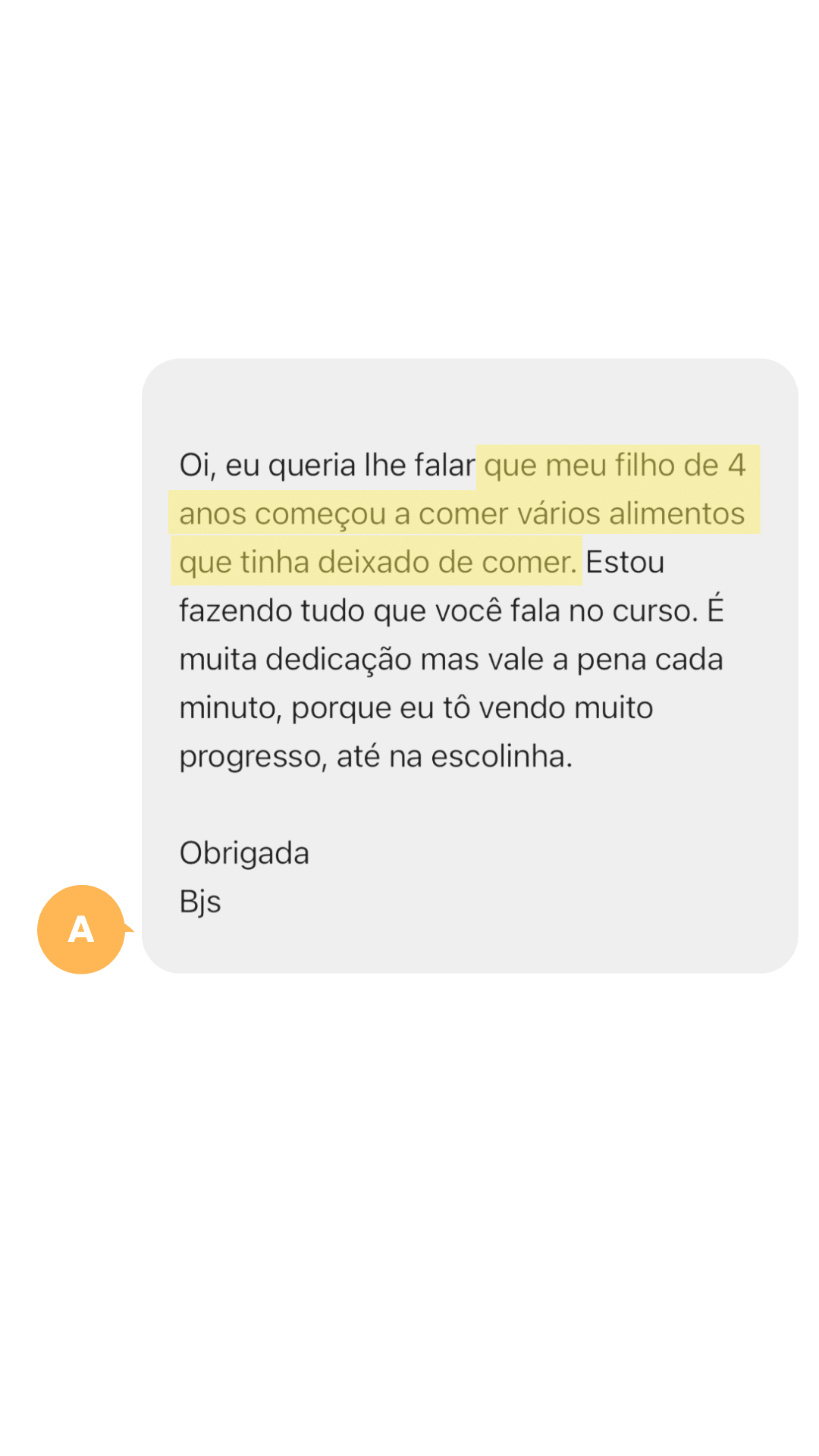 Depoimento de cliente 2